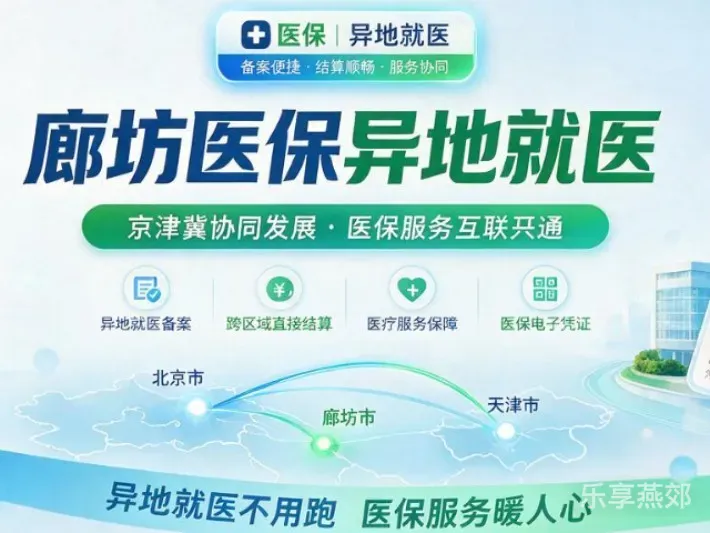 补齐材料！廊坊、燕郊医保异地就医登记备案最新消息！